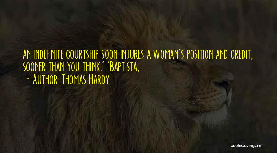 Courtship Quotes By Thomas Hardy