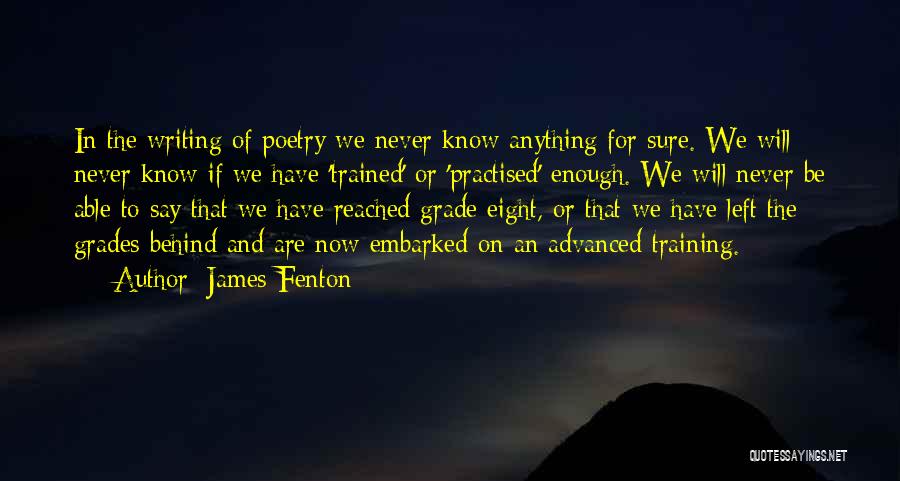 Cousar Quotes By James Fenton