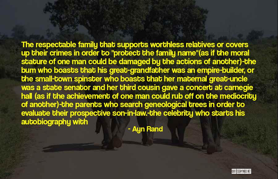 Cousin And Family Quotes By Ayn Rand