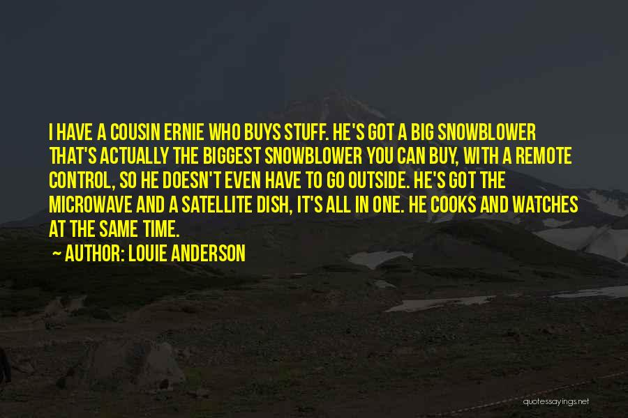 Cousin Ernie Quotes By Louie Anderson