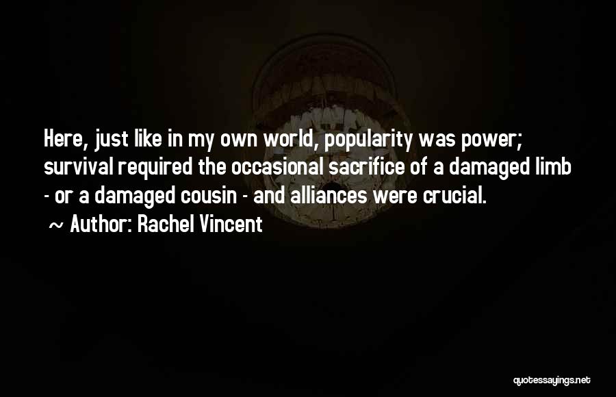 Cousin Quotes By Rachel Vincent