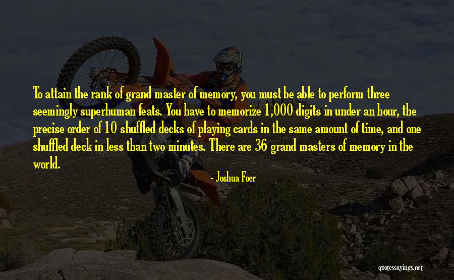 Couton Veyrac Quotes By Joshua Foer Couton Veyrac Quotes By Joshua Foer