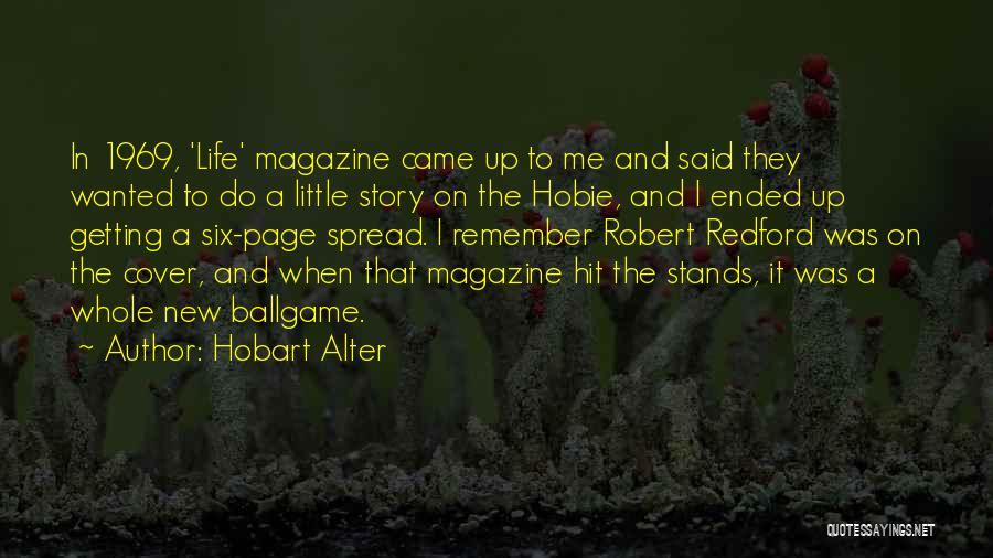 Cover Page Life Quotes By Hobart Alter