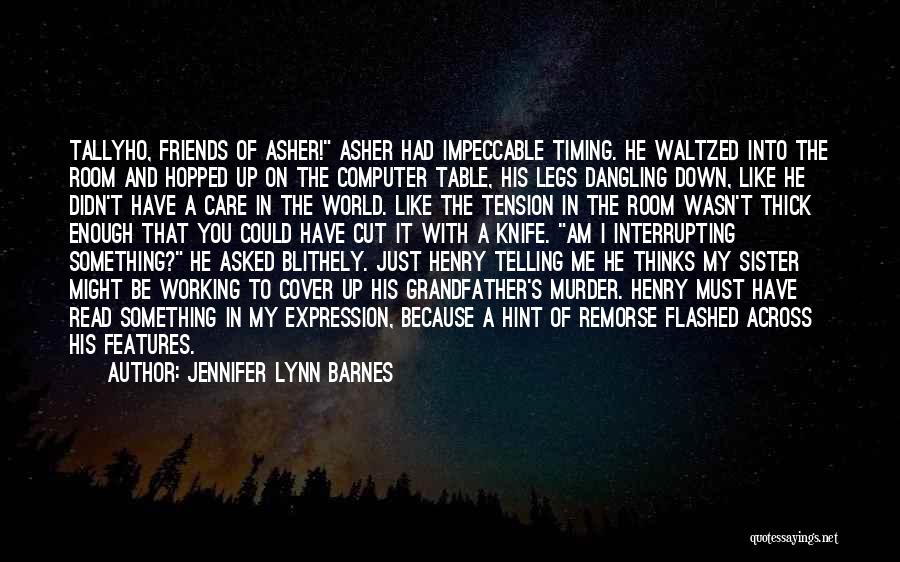 Cover Up Quotes By Jennifer Lynn Barnes