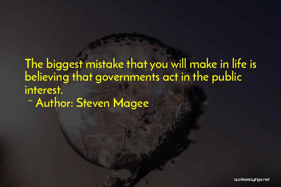 Cover Ups Quotes By Steven Magee