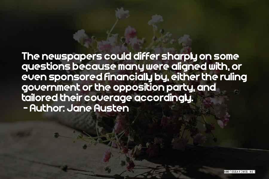 Coverage Quotes By Jane Austen