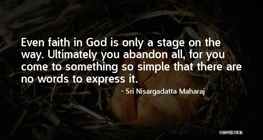 Coverall Seat Quotes By Sri Nisargadatta Maharaj