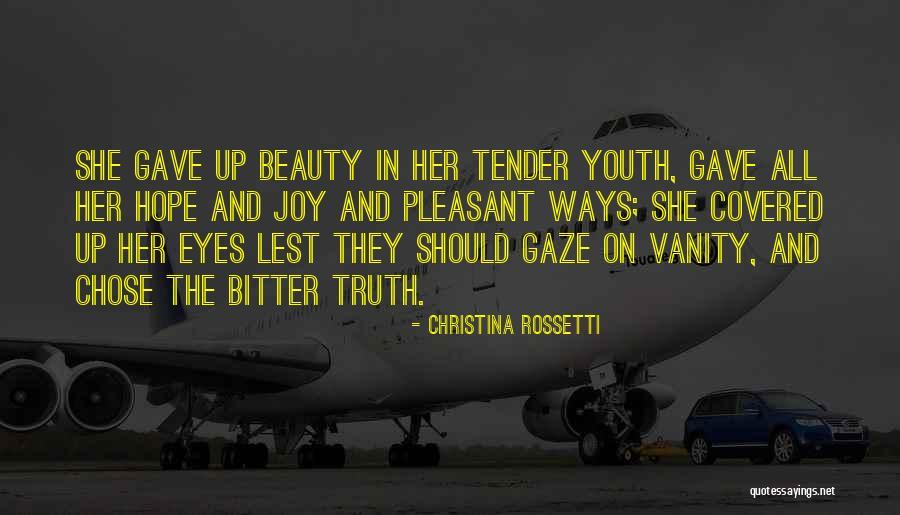 Covered Beauty Quotes By Christina Rossetti