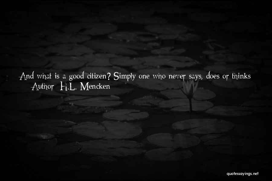 Covered Up Quotes By H.L. Mencken