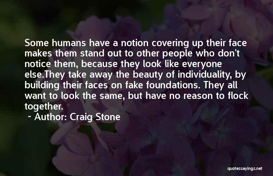 Covering Face Quotes By Craig Stone