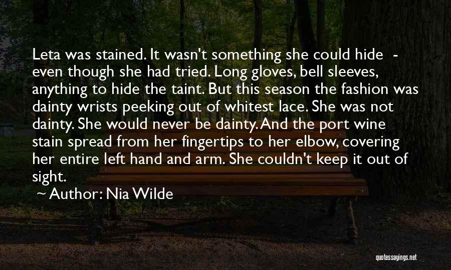 Covering Quotes By Nia Wilde