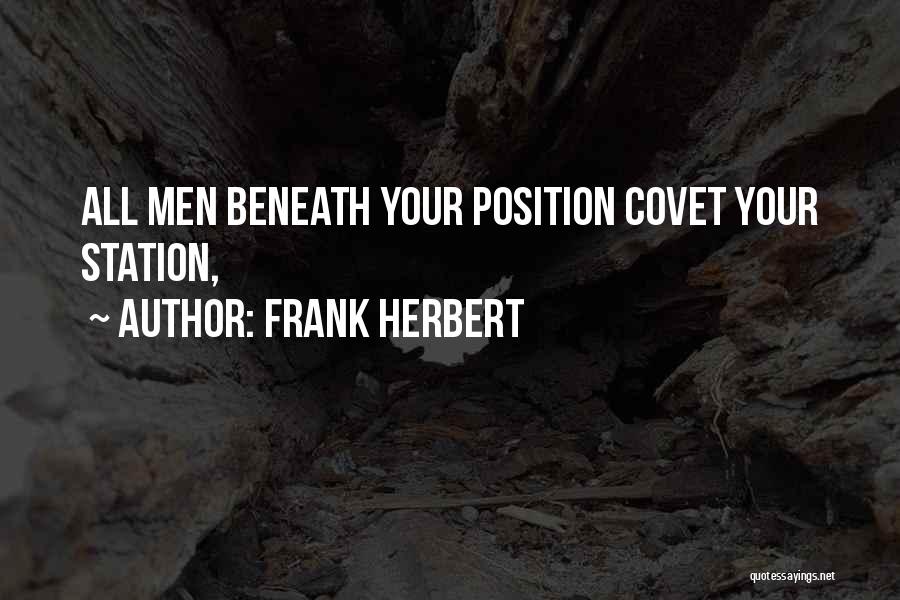 Covet Quotes By Frank Herbert