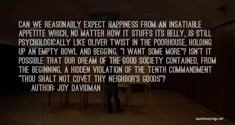 Covet Quotes By Joy Davidman