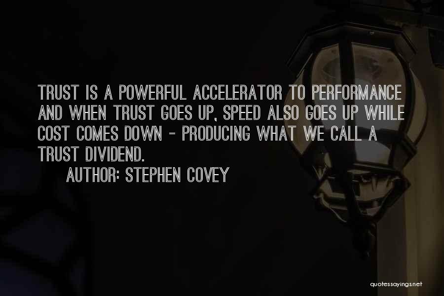 Covey Speed Of Trust Quotes By Stephen Covey