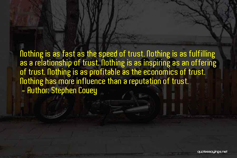 Covey Speed Of Trust Quotes By Stephen Covey