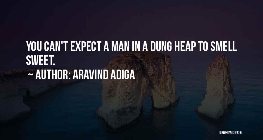Cow Dung Quotes By Aravind Adiga