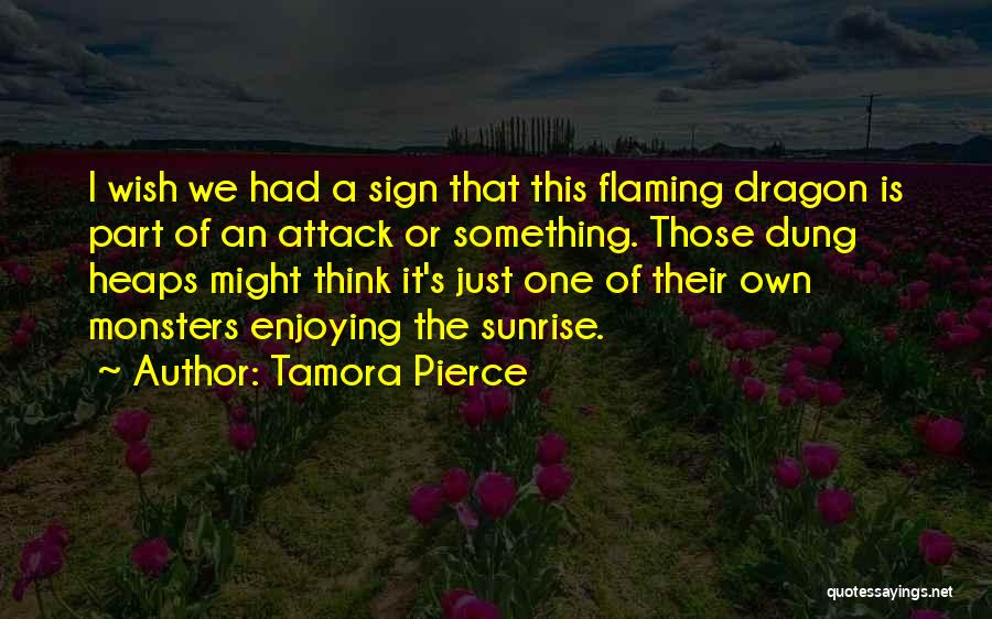 Cow Dung Quotes By Tamora Pierce