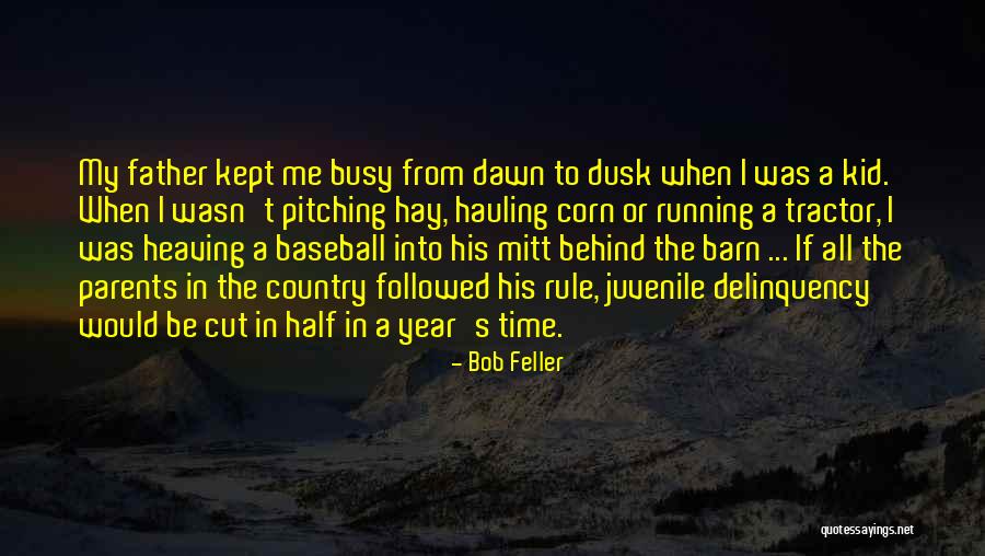 Cow Hauling Quotes By Bob Feller