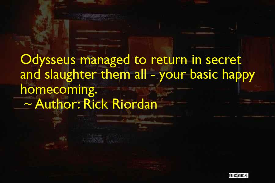 Cow Slaughter Quotes By Rick Riordan