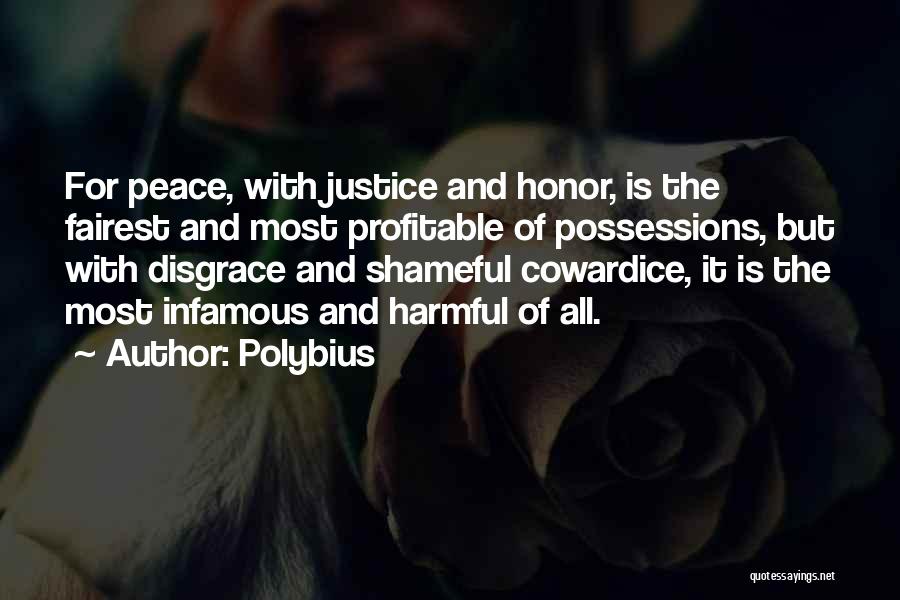 Cowardice Quotes By Polybius