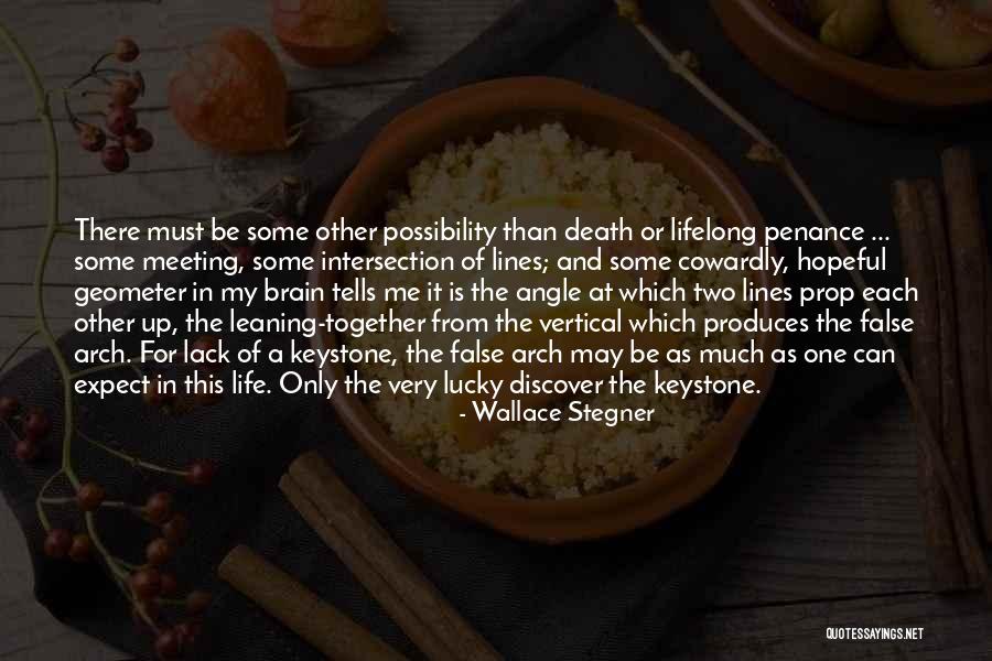 Cowardly Love Quotes By Wallace Stegner Cowardly Love Quotes By Wallace Stegner