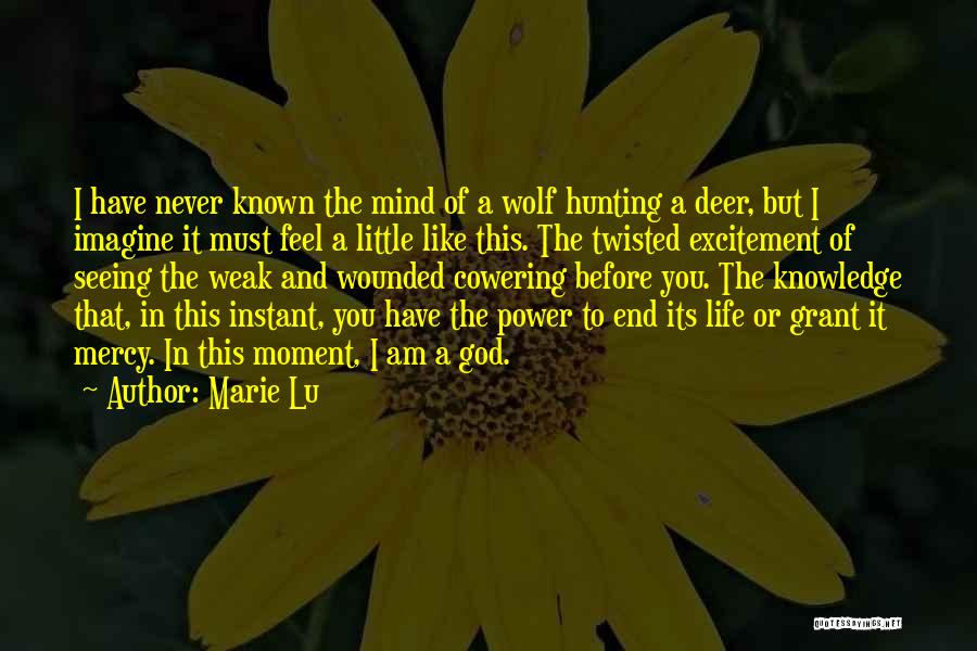 Cowering Quotes By Marie Lu