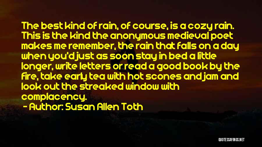Cozy Rain Quotes By Susan Allen Toth