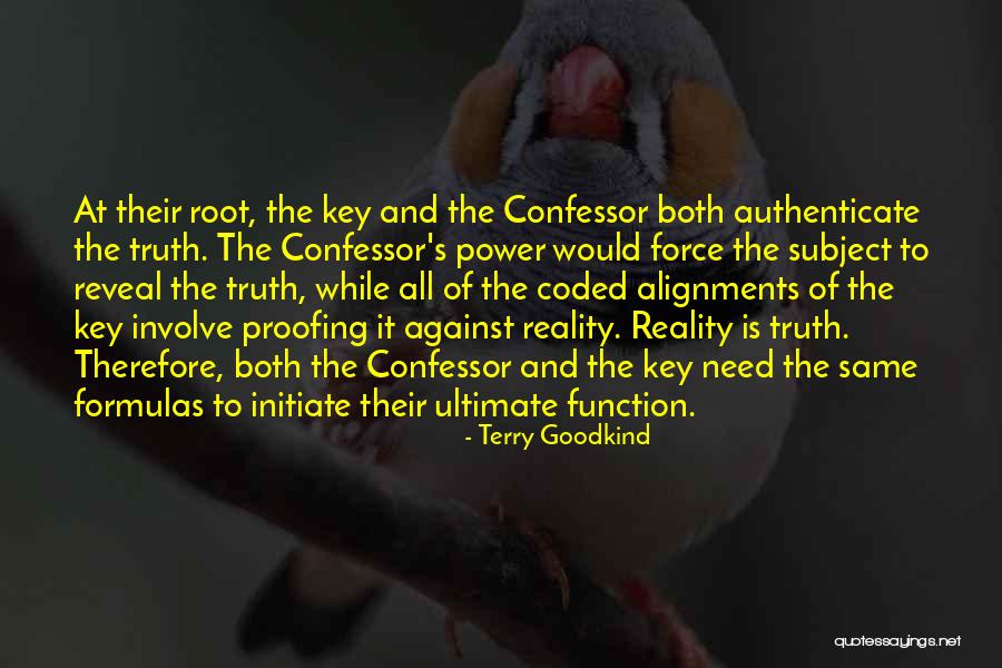 Cpnfessor Quotes By Terry Goodkind Cpnfessor Quotes By Terry Goodkind
