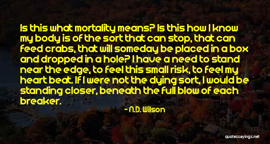 Crabs Quotes By N.D. Wilson Crabs Quotes By N.D. Wilson