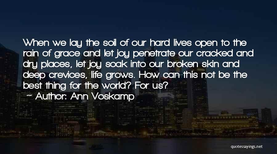 Cracked Best Quotes By Ann Voskamp