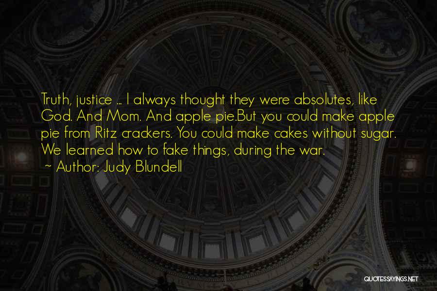 Crackers Quotes By Judy Blundell