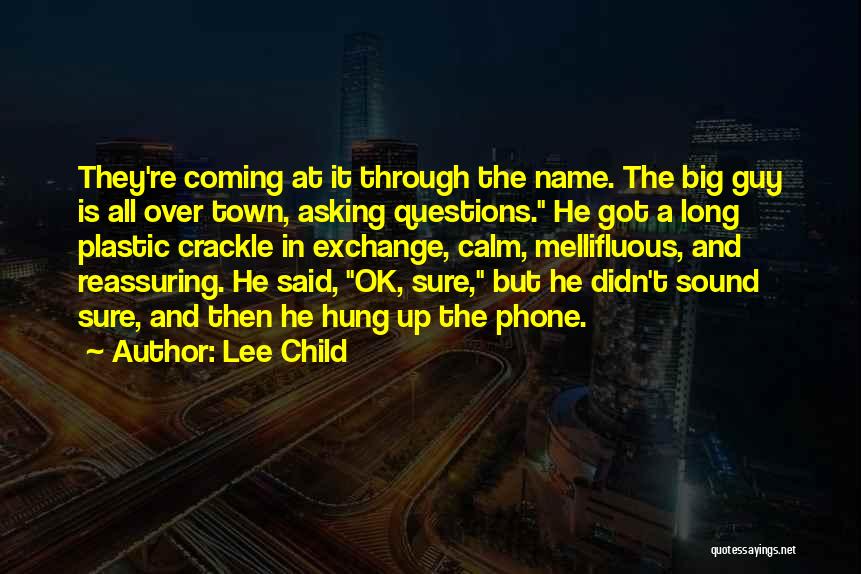 Crackle Quotes By Lee Child