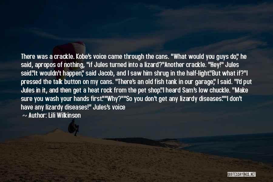 Crackle Quotes By Lili Wilkinson
