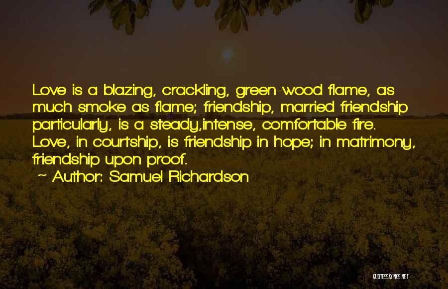 Crackling Quotes By Samuel Richardson