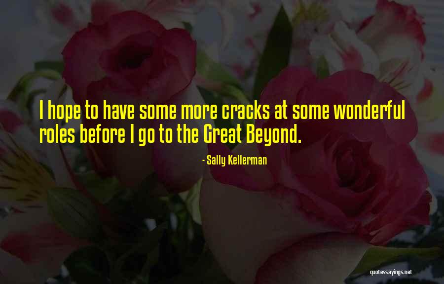 Cracks Quotes By Sally Kellerman