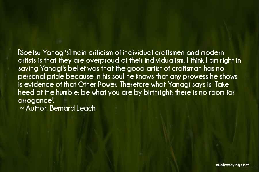 Craft Room Quotes By Bernard Leach