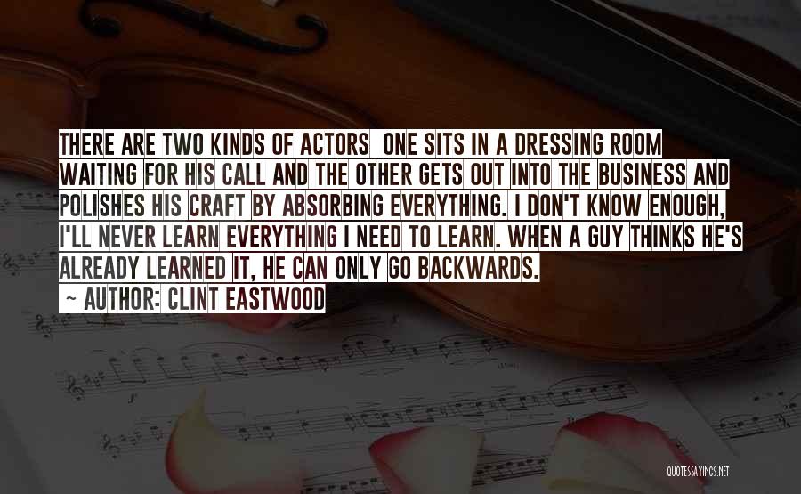 Craft Room Quotes By Clint Eastwood