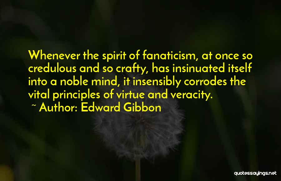Crafty Quotes By Edward Gibbon