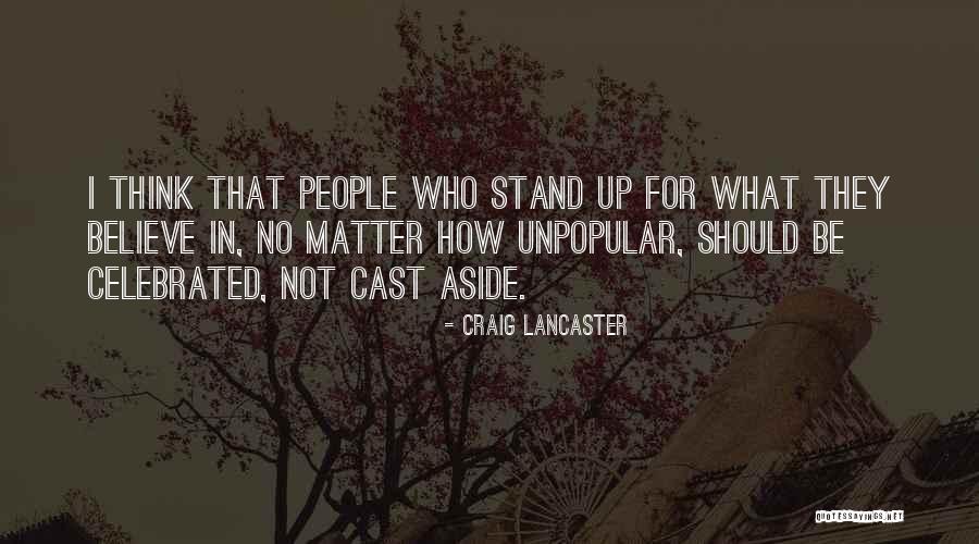 Craig Lancaster Quotes 1284757