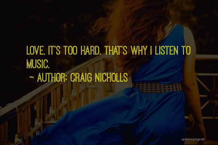 Craig Nicholls Quotes 1429556