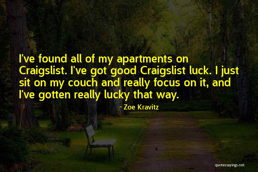 Craigslist Quotes By Zoe Kravitz