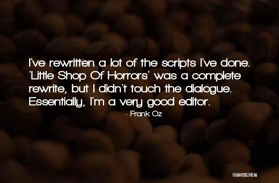 Crailsheim Plz Quotes By Frank Oz Crailsheim Plz Quotes By Frank Oz