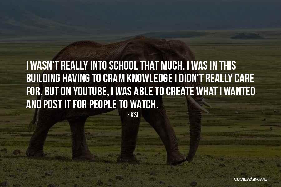 Cram Quotes By KSI Cram Quotes By KSI