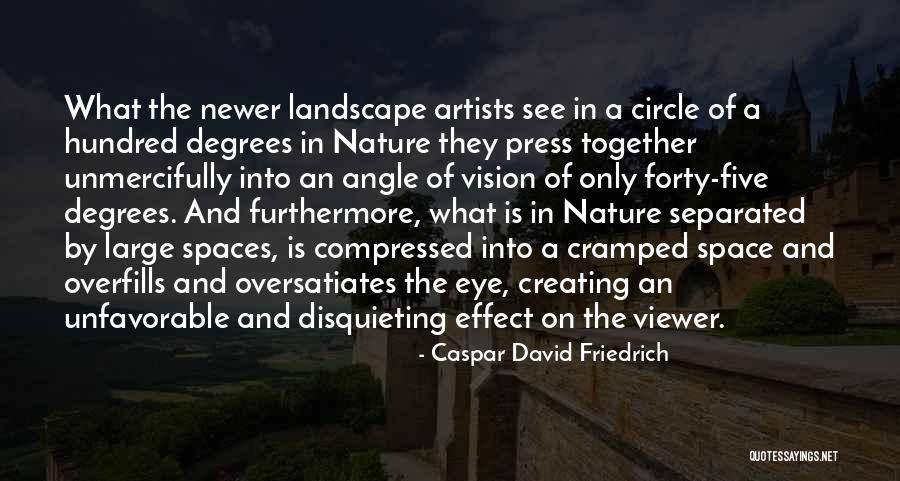 Cramped Quotes By Caspar David Friedrich