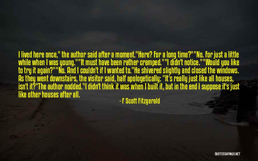 Cramped Quotes By F Scott Fitzgerald