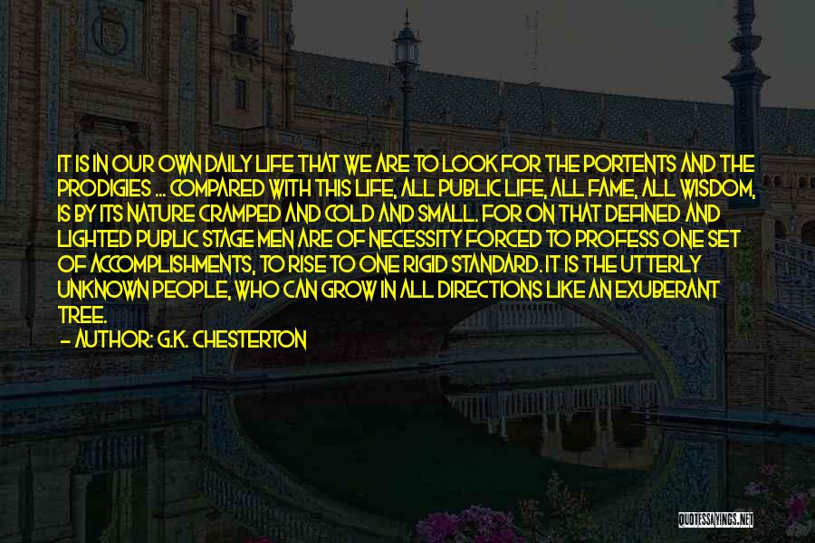 Cramped Quotes By G.K. Chesterton