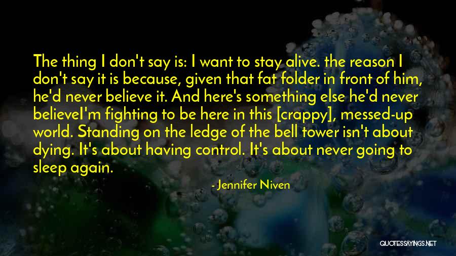 Crappy Quotes By Jennifer Niven