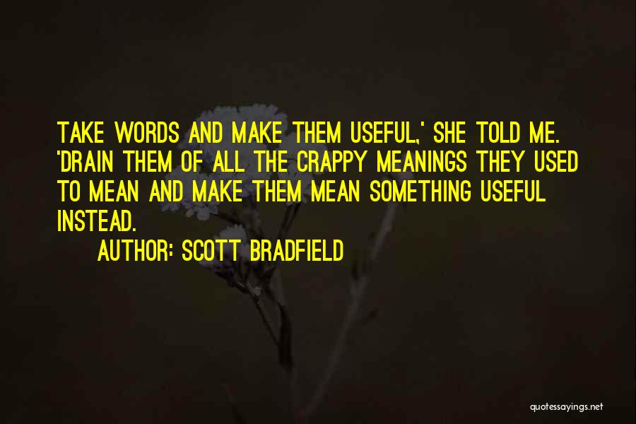 Crappy Quotes By Scott Bradfield