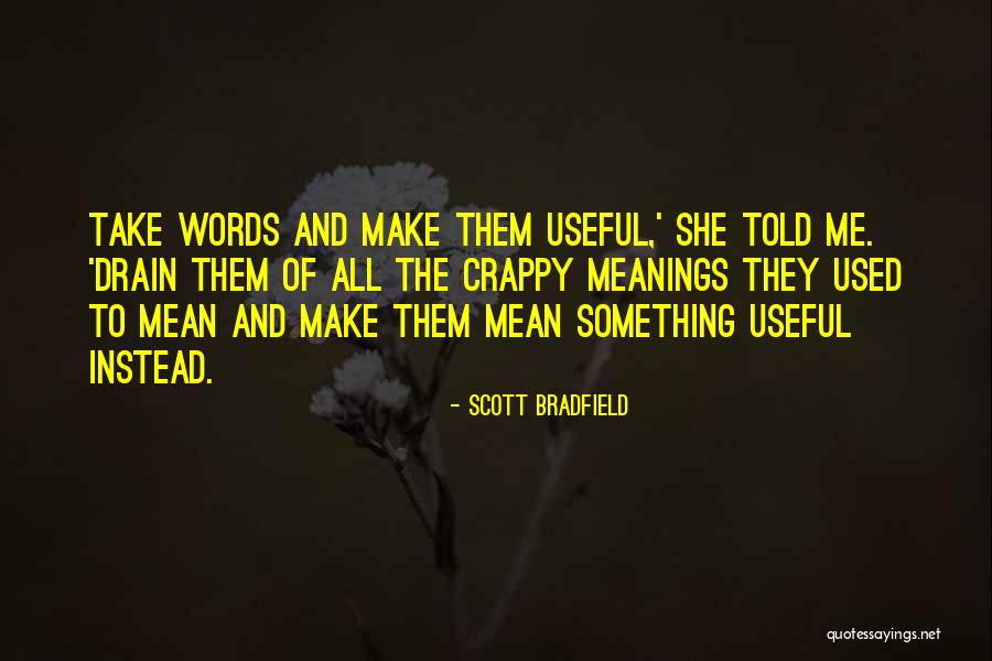 Crappy Quotes By Scott Bradfield