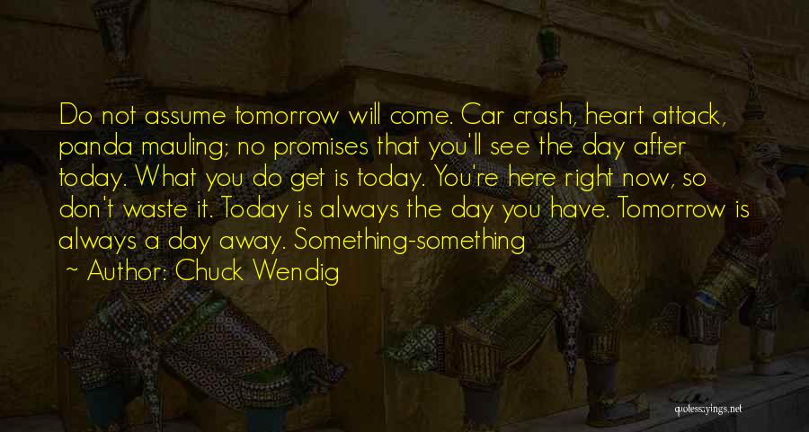 Crash Car Quotes By Chuck Wendig